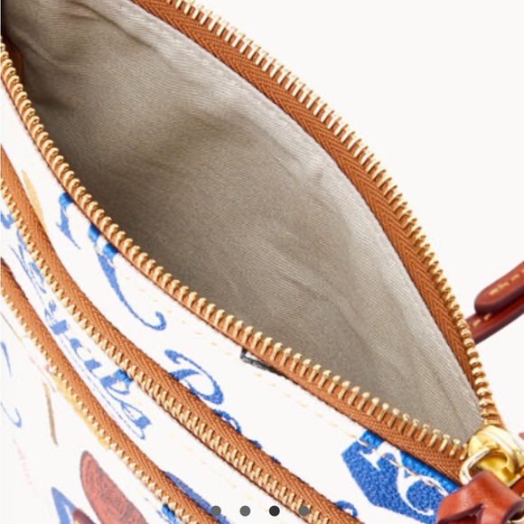 Dooney & Bourke Kansas City Royals NS  Triple Zip Crossbody Bag - Picture 6 of 8